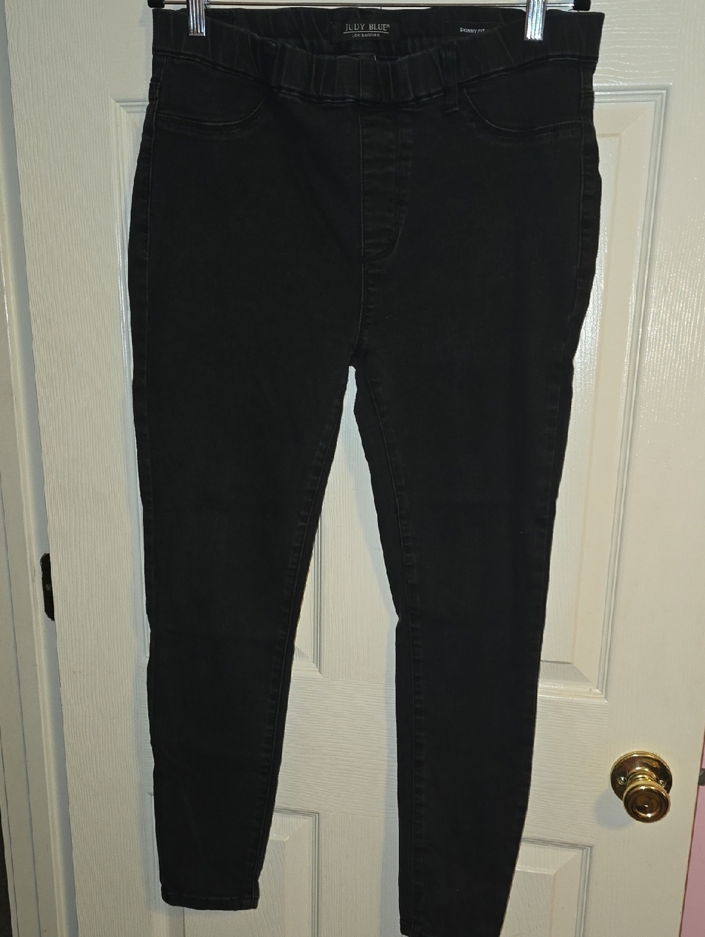 Judy Blue Black Skinny Pull-On Jeans with Elastic‎ Waist
